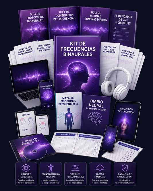 Pack de 40 Frecuencias Binaurales + 3 BONUS